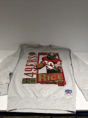 Sudadera De Colección Años 90 Jerry Rice Nutmeg Mills San Francisco 49ers NFL M Foto 1 de 4