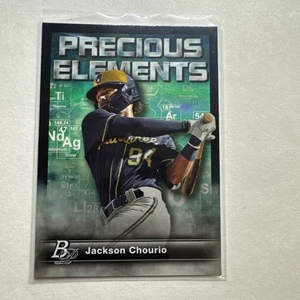 2023 Bowman Platinum - Precious Elements Jackson Chourio #PE-18 (RC) - Bild 1 von 2