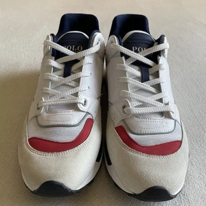 Polo Ralph Lauren Trackster 200 SK LTL Men Size 13 Trainer Retro Sneaker - Picture 1 of 11
