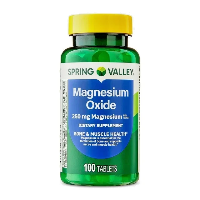 Spring Valley Magnesium Tablets Dietary Supplement, Support 250 Mg, 100 Count - Image 1 of 4