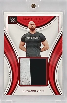 2023 Panini Immaculate Collection WWE - Giovanni Vinci - 2-Color Patch - 14/25 - Image 1 of 2