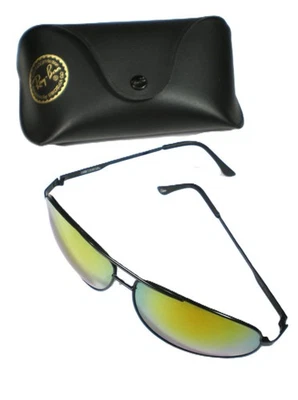 Par de gafas de sol Dolce & Gabbana DGO413 "NASCAR" DORADAS ESPEJADAS Y Estuche Ray-Ban Foto 1 de 4