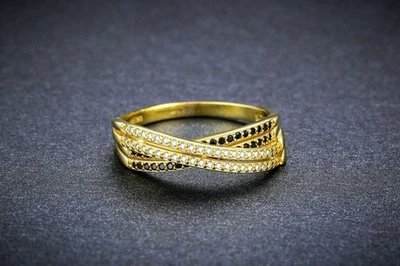 AUKTION Damen Ring 925er Sterling Silber Spinell Zirkonia AAA Rhodiniert GG - Bild 1 von 3