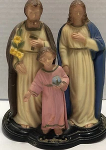 Holy Family On Base Statue Desktop Collection for Home Anniversary Gift - Picture 1 of 6