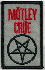 MOTLEY CRUE - PENTAGRAMM - AUFBÜGELN oder NÄHEN AUFNÄHER - Bild 1 von 1