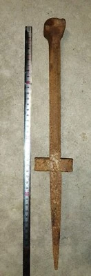 F6- Ancienne enclume enclumette pour battre les faux outil ancien faucheur 5 - Photo 1/3