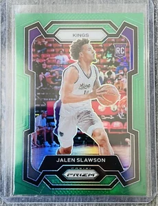 2023-24 Panini Prizm Basketball JALEN SLAWSON Green Parallel - Picture 1 of 2