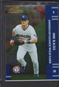 2005 PLAYOFF PRESTIGE AL WILD CARD CHAMPIONS PARALLEL #9 HANK BLALOCK SP 1/13