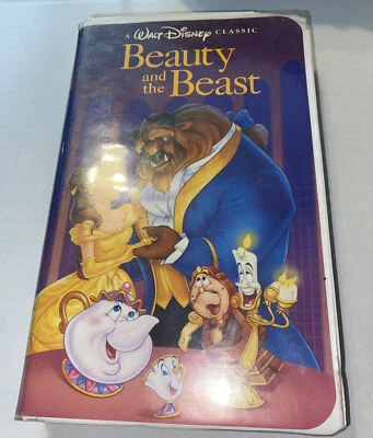 RARE 1992 Walt Disney VHS Black Diamond The Classic Beauty & the Beast #1325 - Image 1 of 4