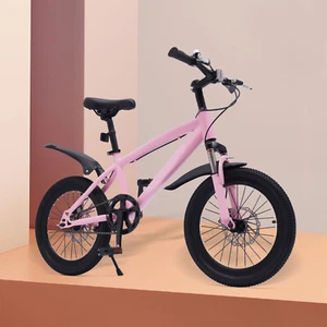 Bicicleta infantil rosa niña bicicleta de montaña con bolsa clasificadora + bomba luz 18 pulgadas - Imagen 1 de 24