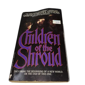 CHILDREN OF THE SHROUD-GARFIELD REEVES-STEVENS- 1ST ED 1990 (HORROR) - Picture 1 of 9