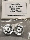 Staffs Aluminium BBS Style Wheels in Silver 16.9x8.5mm STAFFS34