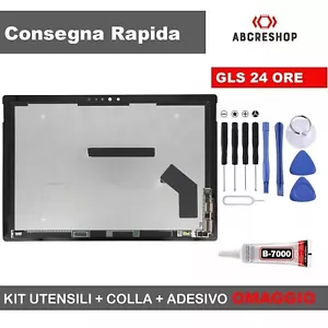 DISPLAY LCD MICROSOFT SURFACE PRO 4 1724 TOUCH SCREEN SCHERMO MONITOR VETRO - Afbeelding 1 van 2