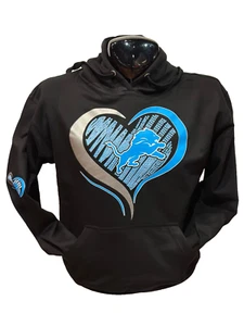 Detroit Lions Unisex Herz Hoodie Freizeit Sweatshirts Jogging Kapuzenmantel - Bild 1 von 8