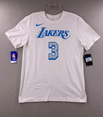 Anthony Davis Los Angeles Lakers Nike City Edition Player Name T-Shirt Men's NBA Cover