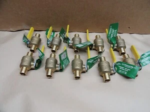 A.Y. McDonald (10) 72030EP 3/4" x 3/4" 400 WOG PEX Kugelhahn OHNE Leitung NEU - Bild 1 von 6
