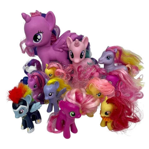 Lot Of 13 My Little Pony G4 (mainly) Friendship Is Magic Power Ponies Brushable Cover