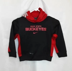 Nike Therma Fit Ohio State Buckeyes Hoodie Youth Size 4 Small - K54 - Picture 1 of 7