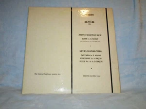 Johann Sebastian Bach, Suite in G Major, Silvius Leopold Weiss, MHS 890 - Picture 1 of 2