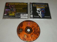 PS1 PLAYSTATION VIDEO GAME IAN LIVINGSTONES DEATHTRAP DUNGEON COMPLETE EIDOS