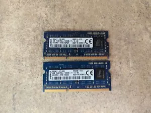KINGSTON 8GB (2X4GB) 1RX8 PC3L-12800S DDR3 LAPTOP MEMORY RAM KNWMX1-HYA I7-1(5) - Picture 1 of 7