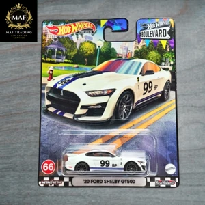 Hot Wheels PREMIUM 20 FORD SHELBY GT500 BOULEVARD #66 | New Real Riders Collect - Bild 1 von 2