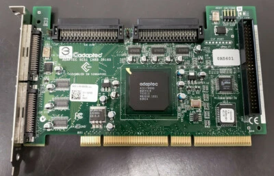 DELL R5601 0R5601 ADAPTEC ASC 39160 2CHANNEL U160 PCI-X 160 SCSI CONTROLLER CARD - Image 1 of 4