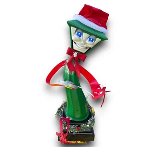 De colección 1997 Telco 22" Frank E. Post Animado Canto Lámpara Poste Navidad ROTO - Imagen 1 de 3