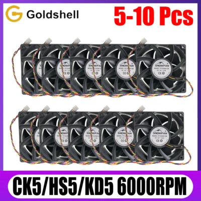 5-10 Pcs for Goldshell Miner CK5 HS5 KD5 6000RPM Mining Cooling Fans - Image 1 of 4