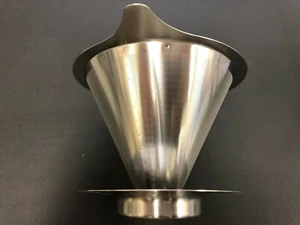 Hario Coffee Double Mesh Metal Dripper 1-4 Cups DMD-02-HSV Stainless from JAPAN - Picture 1 of 9