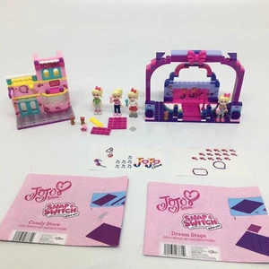 JoJo Siwa Snap & Switch Build Kit Dream Stage and Candy Store Lot  -  Incomplete - Picture 1 of 7