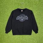Harley Davidson Sweatshirt Womens Size Medium M Sweater El Paso, Texas Black Y2K
