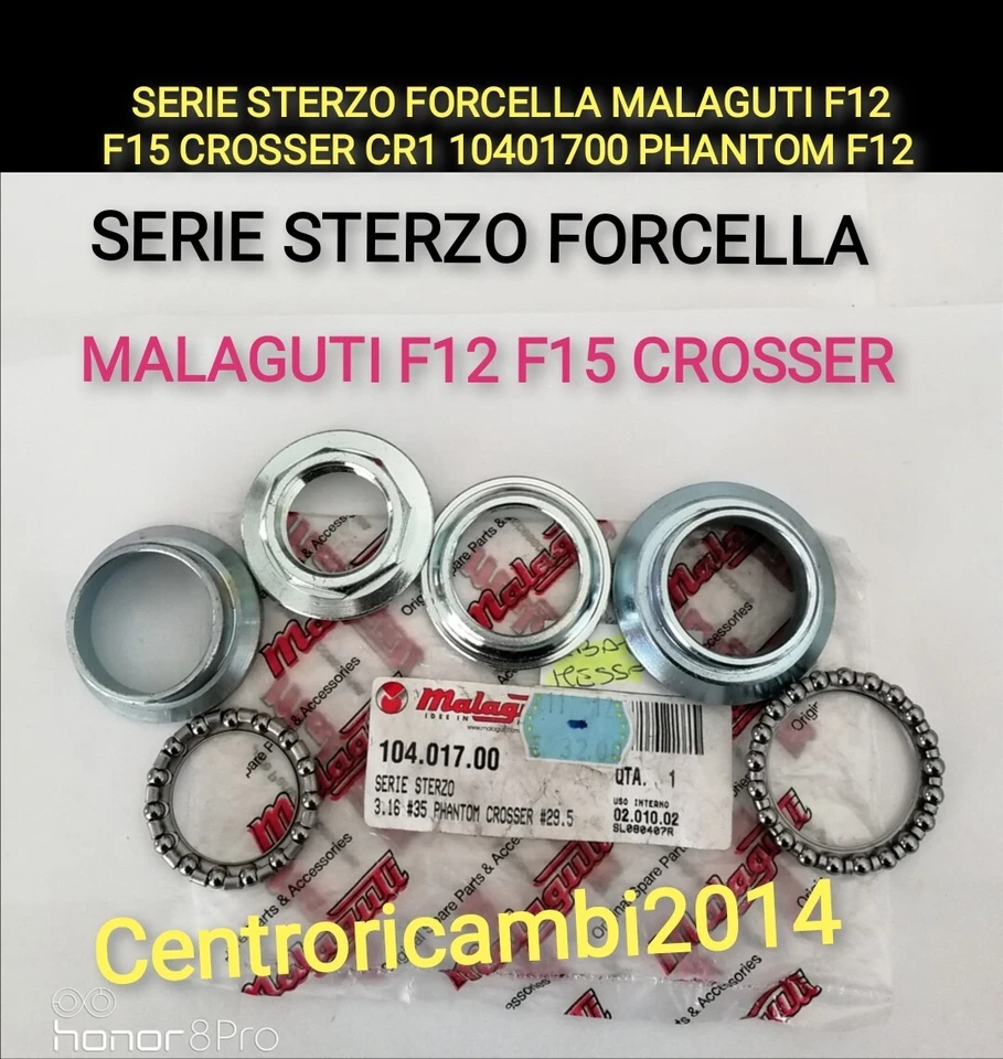 SERIE STERZO MALAGUTI F12 F15 F12 100 CROSSER SERIE PHANTOM F12 104.017.00 Nuovo - Immagine 1 di 1