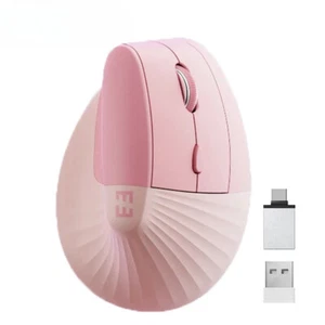 Vertical Wireless Mouse Type C Rechargeable Ergonomic USB&Type C Mice for Laptop - Picture 1 of 27