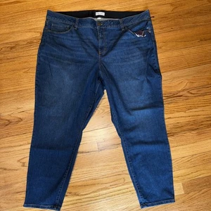 Ava & Viv Mid-Rise Skinny Stretch Blue Jeans Women's 26W Plus New - Picture 1 of 8