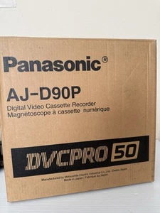 Panasonic DVCPRO 50 Digital Video Cassette Recorder Model AJ-D90P New Sealed Box - Picture 1 of 1