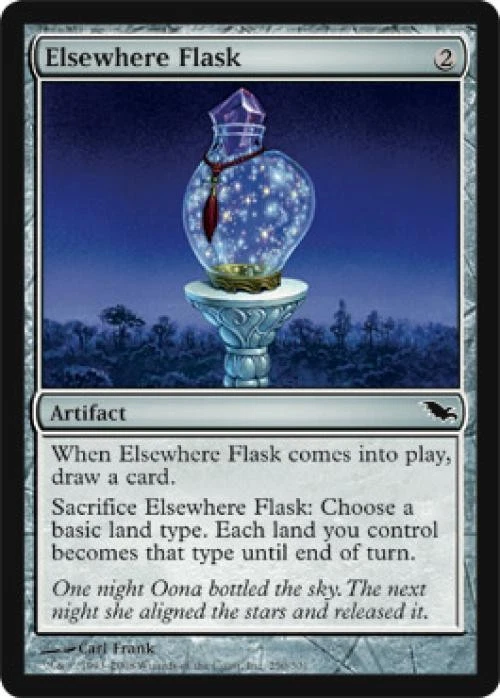Elsewhere Flask -Foil Light Play MTG Shadowmoor - Image 1 of 1