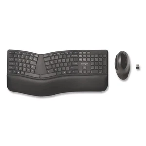 Kensington Technology Group K75406Us Pro Fit Ergo Wrls Keyboard And Mouse Black - Picture 1 of 10