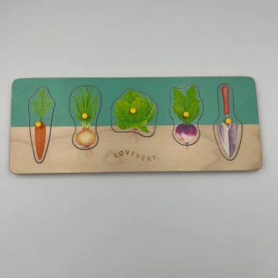 Rompecabezas de madera vegetal Lovevery Community Garden Foto 1 de 3