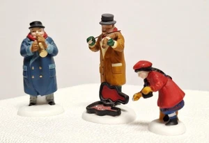 Department 56 Heritage Village Collection Street Musicians Set de 3 retirados 1997 - Imagen 1 de 7