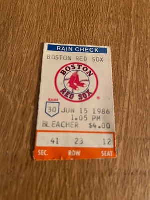 Boleto Robin Yount HR #147 15/06 Boston Red Sox Milwaukee Brewers MLB Foto 1 de 2