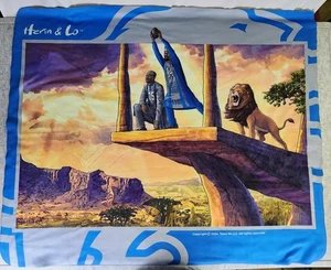 Herm & Lo Detroit Lions Sherpa Throw Blanket 50 X 60 Herman Moore & Lomas Brown - Picture 1 of 11