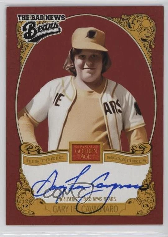 2013 Panini Golden Age Historic Signatures Gary Lee Cavagnaro #GLC Auto - Image 1 of 2