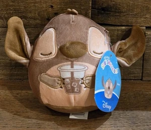 Disney Squishmallows Mystery Squad Scented 5" Stitch Caramel Coffee NWT - Picture 1 of 9
