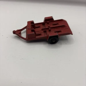 VTG 1969 TootsieToy Tootsie Toy Duel red Motorcycle Trailer Diecast 3.75” - Picture 1 of 3
