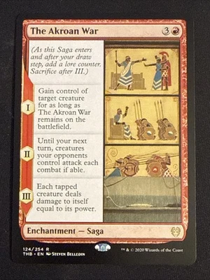 1xThe Akroan War (124) Theros Beyond Death LP MTG Magic the Gathering x1 MKE - Image 1 of 2
