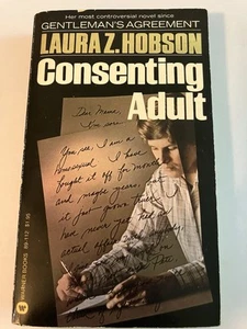 CONSENTING ADULT LAURA Z. HOBSON PB WARNER BOOKS 1976 LGBTQ PSYCHOLOGY FAMILY - Picture 1 of 9