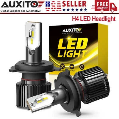 H4 HB2 100W 80000LM Faros LED HB haz alto y bajo 6500K Super Blanco Plug Play Foto 1 de 4