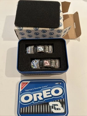 Dale Earnhardt Sr/Jr #3 OREO Oro Blanco 18K Juego de 2 Carros Acción 1:64 Foto 1 de 4