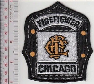 Parche escudo casco bombero CFD del Departamento de Bomberos de Chicago 4" SIN TARIFA - Imagen 1 de 1